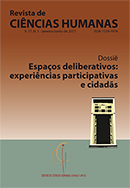 					Ver Núm. 1 (2017): Espaços deliberativos: experiências participativas e cidadãs
				